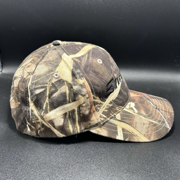 Snap On Camo Hat Unisex Brown Snap Back Embroidered k Products Adjustable - Picture 4 of 7